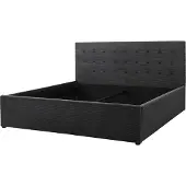 Notio Living Hamar-Bed 180x200 cm Fabric Anthracite