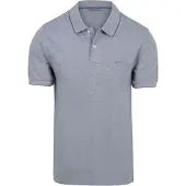 Gant Heren Tweekleurig blauw poloshirt (XL), Casual, Katoen, Korte mouwen 2014102