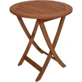 Freital Handels GmbH Klaptafel diameter 65 cm Eucalyptushout