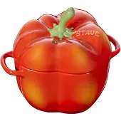 Staub mini cocotte paprika 0,47 L Orange-rood
