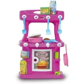 Jamara Speelkeuken Little Cook 57 Cm Roze 42-delig
