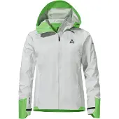 Schöffel Outdoorjas 'Tajiva WMN' grijs / neongroen