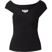Vero Moda Gebreide top 'VMBEVERLY' zwart
