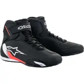 Alpinestars Sektor Motorschoenen Zwart Wit Rood Fluo Maat US 14