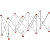 KRAFT&DELE | Werkbank voor tegelzetters, 8-potig, 170x60x75cm, draagvermogen 800kg, inklapbaar