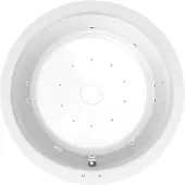 Polysan Oblo Whirlpoolbad, 165x48cm, Active Hydro-Air, chroom