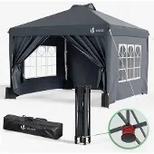 OEM Opklapbare tuinhuisje, 3x3 meter, weerbestendige pop-up paviljoen met UV-bescherming en draagtas.