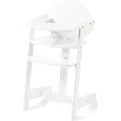 Geuther Filou Houten Kinderstoel, Kinderzetel - Baby Eetstoel voor aan Tafel - Kinderstoeltje voor peuter - 3-punts gordels - Hoge babystoel - Wit