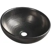 Sapho Attila keramische wastafel diam. 43 cm, metaalkoper