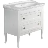 Sapho Retro Wastafelonderkast 83,5x80x43cm, oud wit