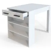 Vicco Repose Eetkamertafel – 67 x 100 cm Wit