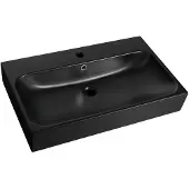 Sapho Toridi Keramische wastafel 76x46,5cm, zwart mat