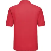 Russell Heren Klassiek Polycotton Poloshirt (Helder rood)