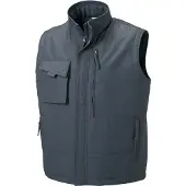 Russell Herren vest / winddichte vest FK684 (maat XS) (grijs)