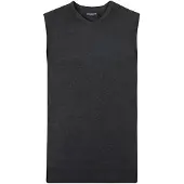 Russell Collection heren gebreide vest met V-hals, model FK735 (2XS), kleur: grafiet gemêleerd
