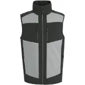 Regatta Heren E-Volve Colour Block Softshell Bodywarmer (Mineraalgrijs/antraciet)