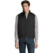 Sols Omkeerbare bodywarmer voor uniseks volwassenen Winner (Zwart)
