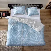 Auping Leafbeat dekbedovertrek 240x200/220 Blue