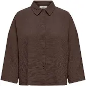 JDY Blouse 'JDYTheis' chocoladebruin