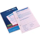 Djois Atlanta A5406-034 Kasboek Roze A6 70 g/m² 100 Vellen