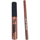 W7 cosmetica / Make up - lip potlood / lipgloss - Bruin