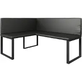 Vicco Ravon Eetkamerhoekbank – 120 x 150 cm Zwart