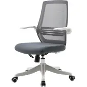 Sihoo Luxe Ergonomische Bureaustoel – Verstelbare Rugsteun & Armleuningen – Ademend Mesh – Comfortabel Kantoorstoel – Grijs