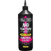 Muc-Off No Puncture Hassle - Tubeless Sealant - 1L - Race en Gravel - Dicht gaten tot 6mm - UV-detectiesysteem - Niet corrosief - Ammoniakvrij