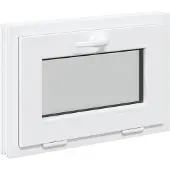 vidaXL Kelderraam RISOR 60 x 40 cm PVC en helder vlakglas