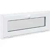 vidaXL Kelderraam RISOR 100 x 40 cm PVC en helder glas