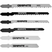 Graphite Decoupeerzaagbladenset 6dlg