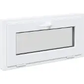 vidaXL Kelderraam RISOR 80 x 40 cm PVC en helder vlakglas