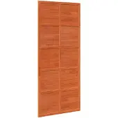 vidaXL Schuifdeur Wasbruin 90 x 208 cm Massief grenenhout