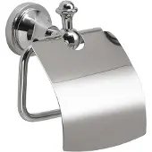 Sapho Gedi Nevis - Toiletrolhouder met deksel, chroom NV2513