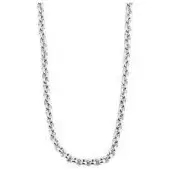 Akzent Accent Unisex Ketting Melessa roestvrijstalen erwtenketting, zilverkleurig, 40-90 cm