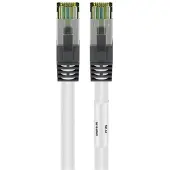 Pro Premium S/FTP CAT8.1 40 Gigabit netwerkkabel / wit - LSZH - 0,50 meter