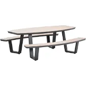 Garden Impressions Bell ovale picknick tafel 220 x 193 -