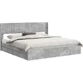 vidaXL Bedframe met opbergruimte en hoofdbord 2 st Bewerkt hout