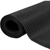 vidaXL Vloermat Zwart 1 x 5 m Rubber