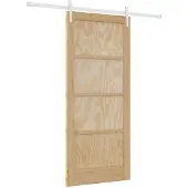 vidaXL Schuifdeur ORKDAL 86 x 198,5 cm Massief grenenhout