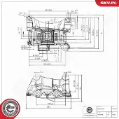 ESEN SKV 75SKV398 Motorsteunlager