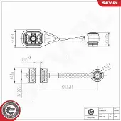 ESEN SKV 75SKV348 Motorsteunlager