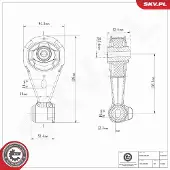 ESEN SKV 75SKV166 Motorsteunlager