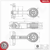 ESEN SKV 75SKV390 Motorsteunlager