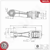 ESEN SKV 75SKV362 Motorsteunlager