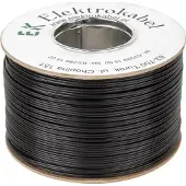 CARUNO SMYp luidsprekerkabel, 2 x 0,5 mm, zwart, 200 meter