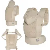 Kinderkraft CARRYBEE - Draagzak - Tot 20 kg - 2 draagposities - Beige