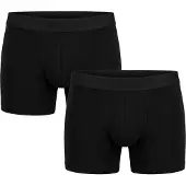 BOSS Heren Pack 2 Zwarte UltraSoft Boxershorts (L), Homewear, Modaal 50475677