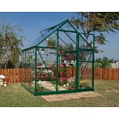 Palram - Canopia Kleine polycarbonaat kas Harmony Zilver 1.85 x 1.86 m Palram - Canopia