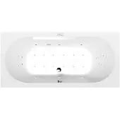 Polysan Levana Whirlpoolbad, 170x80x39cm, Highline Hydro-Air, chroom